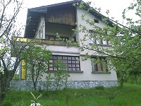House with beautiful panorama in the mountains