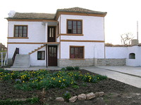 Two storey house with barbecue area